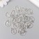 Decor for creativity Metal "Gymnastics" silver 1.9x1.6 cm