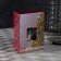 LED figure "Lantern with a snowman" 7.5 × 14 × 4.2 cm, plastic, sparkles, batteries AG13x3, glow warm white