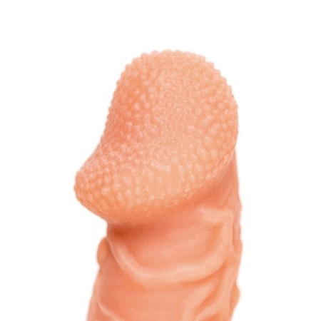 Kokos nozzle is realistic with additional stimulation, TPE, bodily, 15.6 cm, s-5