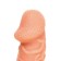Kokos nozzle is realistic with additional stimulation, TPE, bodily, 15.6 cm, s