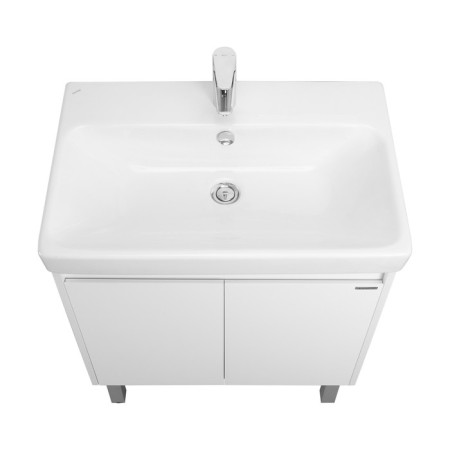 Tumbling under the Aquaton Skandon Doors, 70 cm, white gloss color, white matte-4