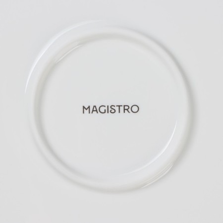 Porcelain dining porcelain Magistro "Tandy", D = 30 cm, white color-4