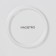 Porcelain dining porcelain Magistro "Tandy", D = 30 cm, white color