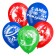 Airy ball "Happy Birthday!", 12 inch, latex, 25 pieces, avengers