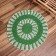 Wicker rug round 80 cm