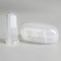 An animal brush brush, 5.5 x 2.5 cm, transparent container 7 x 4 cm