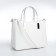 Female bag Textura, tout average size, white color