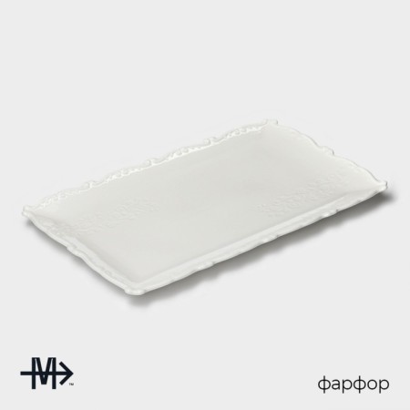 Porcelain Serving dish Magistro Kingdom, 38.5 × 23.5 × 2.5 cm-1