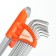 A set of keys Patriot Skh-9l, hexagonal with a ball, long, 1.5-10 mm, CRV, 9 pcs.