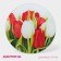 Board cutting glass shade "Tulips", D = 20 cm