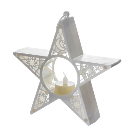 Star's nightlight LED from white batteries 5x19.5x18.5 cm Risalux-8