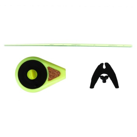 Winter fishing rod "balalaika" Us-2 whip polycarbonate, yellow color-4