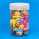 Chewing marmalade "Frutiska" with a liquid center, strawberries, banana, 10 g