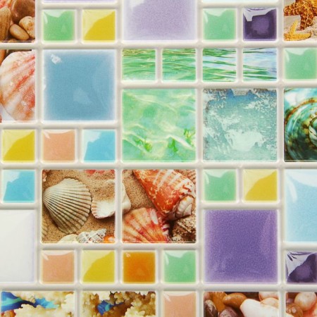 PVC panel mosaic lagoon 955*480-1