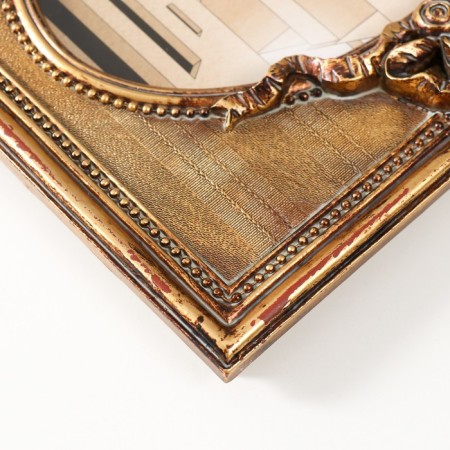 Photo frame Polystone 13x18 cm "Balt three loops" Elended gold 24.5x2.5x20.3 cm-2