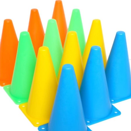 Konus-psyka is marking, height 10 cm, set 12 pcs.-2