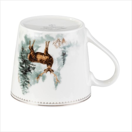 New Year's circle "Winter Forest", 13.5 × 10 × 9 cm, 450 ml, white color-2