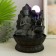 The desktop fountain from the network, the backlight "Buddha in the gray sits at the sheet" 20x20x30 cm