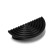 Cappio pk108 bracket handle, m/o 64 mm, plastic, black color