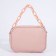 Bag Women's Cross-Bodi with a zipper, pink color