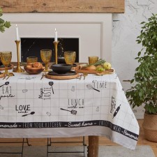 Homemade 39x110cm tablecloth tablecloth, 100% cotton, sarzha 190 g/m2