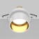 The built-in lamp Technical DL050-01WG, GU10, 1x12 W, 68x68x55 mm, white with gold