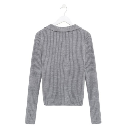 Jumper with V Gorlovina Mist, p. 44-46, gray-9
