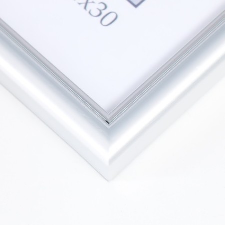 Photo frame Plastic "Gamma" 21x30 cm, matte silver-2