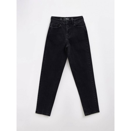 Women's jeans Conte Elegant Mom Fit, size XS, color Washed Black-3