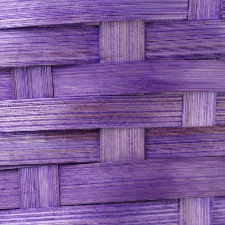 Wicker basket, D19 x 9.5 x 32 cm, purple, bamboo-4
