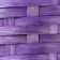 Wicker basket, D19 x 9.5 x 32 cm, purple, bamboo