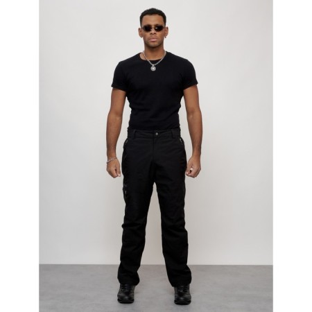Sports male winter, size 48, black color