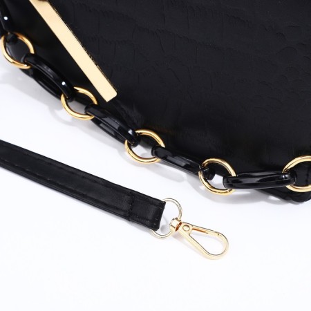 Bag Messenger on magnet, black color-5