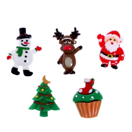 Set for experiments "New Year's garland: Christmas tree and Santa Claus"-3