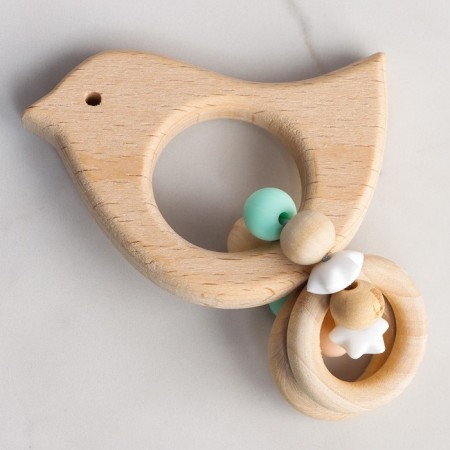 Gift set: a nipple for a nipple and a teething, mint, crumb I-5