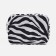 Cosmetic bag with lightning, white/black color