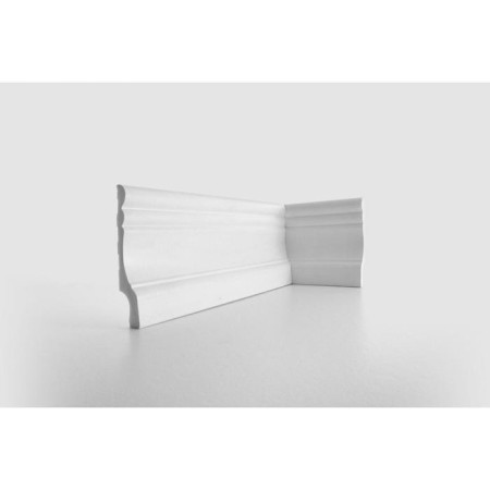 Skirting plastic shock -resistant white 100x23x2000mm-2
