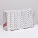 Folding box with a window for a marshmallow "peas with a bow", 25 x 15 x 7 cm