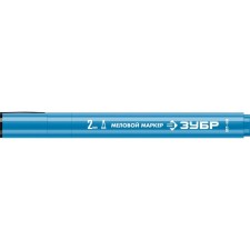 Zubrov marker MM-400 06332-7, chalk, round, 2 mm, blue