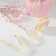Kapron tape with embossing "Happy Birthday", 25 mm, 22 ± 1 m, beige/gold color