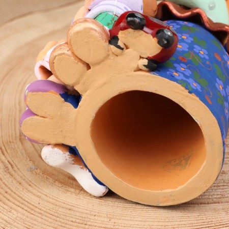 Kovrov toy "Baryshnya with children Summer", ceramics-3