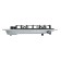 Maunfeld eghs.32.3es hob, gas, 2 burners, silver
