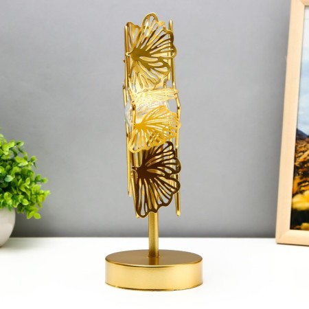 Spar "star" LED from batteries 3haa gold 22x11x28 cm Risalux-4