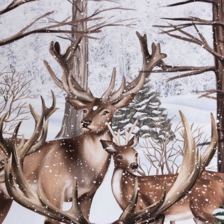 Cover "Ethel" 2 joint venture in the winter forest, 180*215 cm, 100% cotton-1
