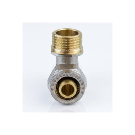 Aquasfera square 7006-06, crimping, 26 mm x 1 "x 90 °, outer thread, brass-1