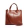 Bag Tout Women, Genuine leather, Ludor Brown, 30x10x27 cm