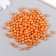 Beads for creativity plastic "yellow-peach" set of 200 pcs d = 0.6 cm
