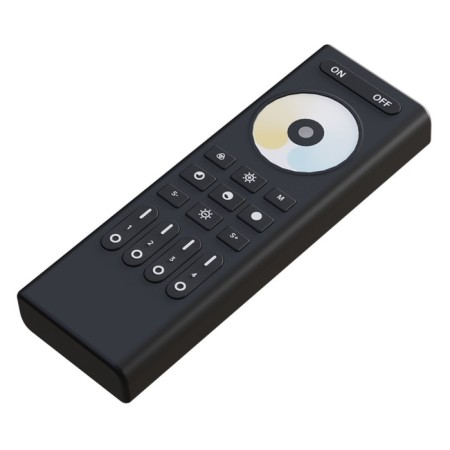 Control panel for the two-channel controller Arte Lamp Smart A70RC-02ch-BK, 4.6x14x1.7 cm, black