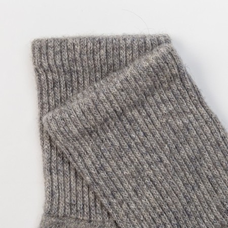 Male socks from Mongolian wool, gray color, size 27 (40-42)-1