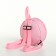 Children's backpack on the zipper "chosen", the color is pink